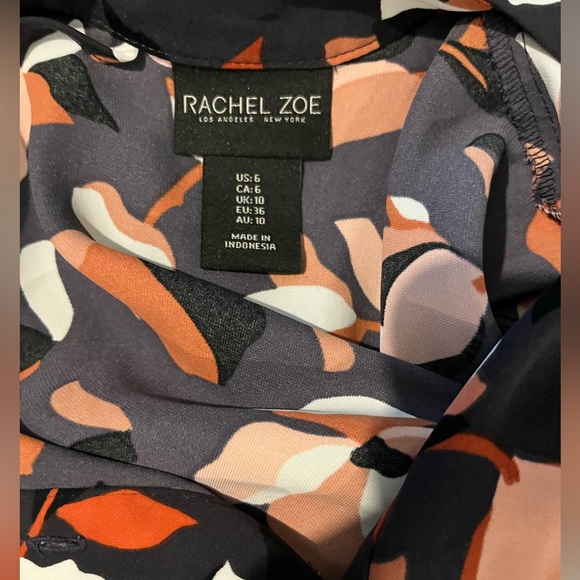 Rachel Zoe Pink and White‎ Long Sleeve Shirt Dress - Picture 2 of 5